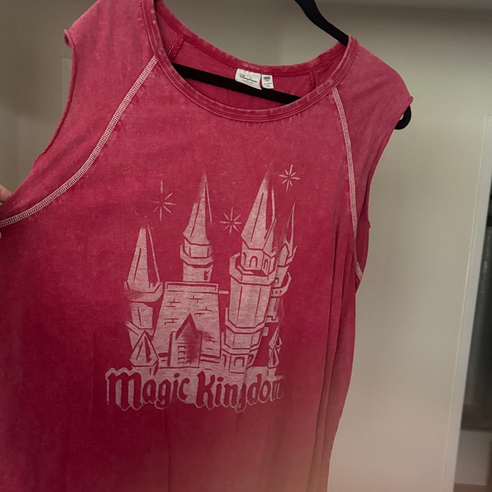 Junk Food Clothing Red Magic Kingdom Tank Top